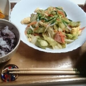スパムと野菜の炒め物